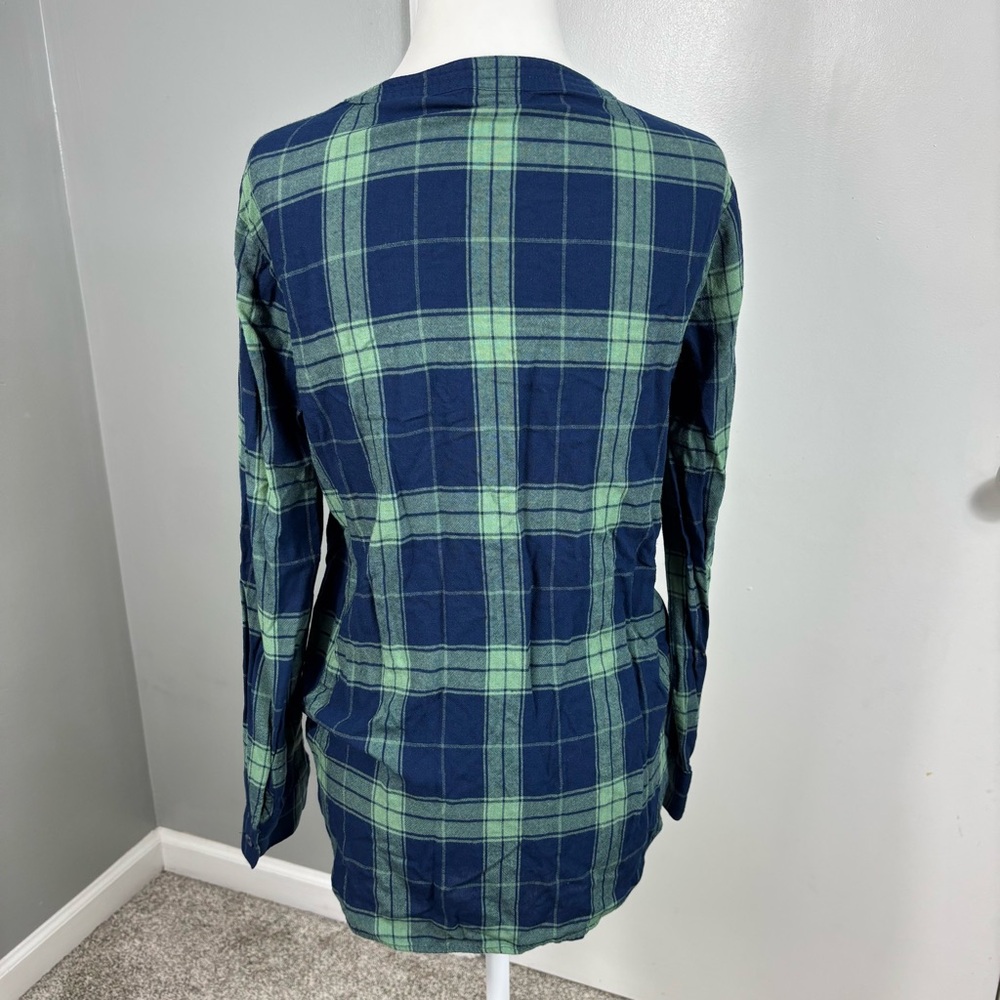 Splendid Plaid Wrap Blouse Size S - Picture 4 of 7